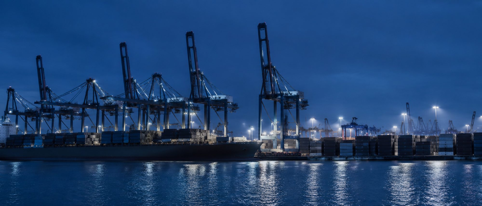 Container cranes and quayside operations at the Port of Tema